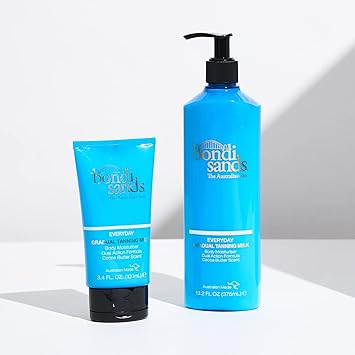 BONDI SANDS Bondi Sands Everyday Gradual Tanning Milk Daily Body Lotion Builds a Natural Glow in 13 Applications Enriched with Vitamin E Aloe Vera Vegan Cruelty Free Cocoa Butter Scent 100 mL34 Oz  - Image 3