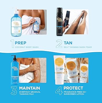 BONDI SANDS Bondi Sands Everyday Gradual Tanning Milk Daily Body Lotion Builds a Natural Glow in 13 Applications Enriched with Vitamin E Aloe Vera Vegan Cruelty Free Cocoa Butter Scent 100 mL34 Oz  - Image 5