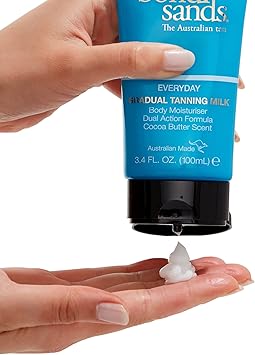 BONDI SANDS Bondi Sands Everyday Gradual Tanning Milk Daily Body Lotion Builds a Natural Glow in 13 Applications Enriched with Vitamin E Aloe Vera Vegan Cruelty Free Cocoa Butter Scent 100 mL34 Oz  - Image 4