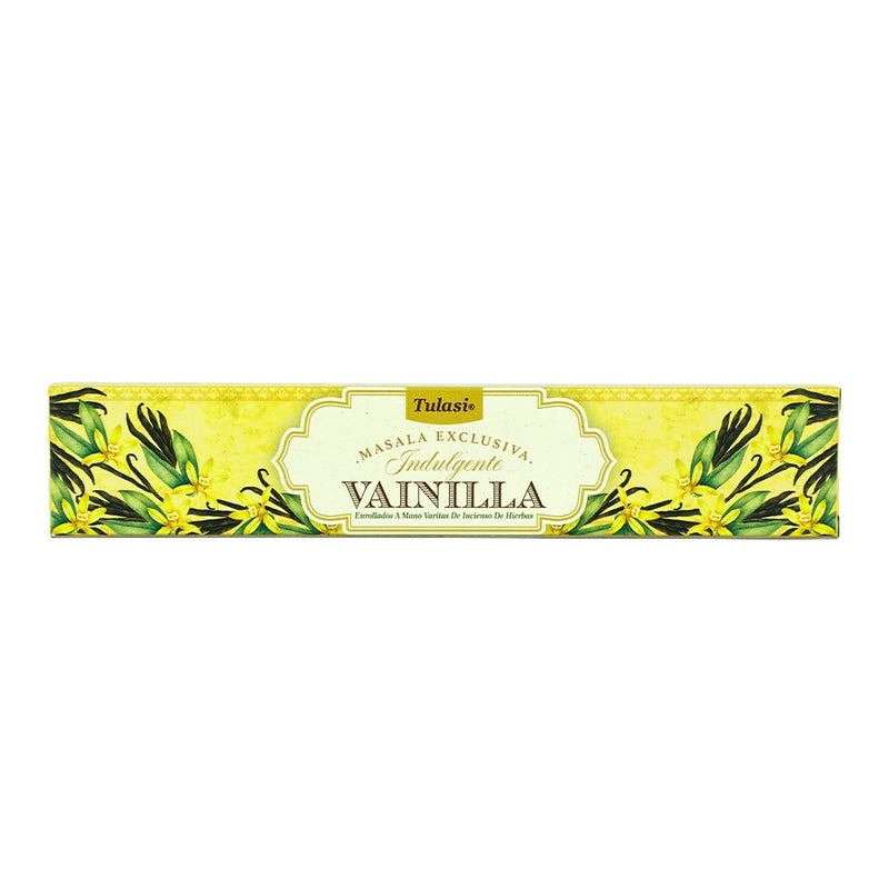 Tulasi Exclusive Masala Vanilla Indulgence Incense Sticks (Agarbatti) for Pooja, Prayer, Meditation & Home Fragrance, 1 Pack - Image 1