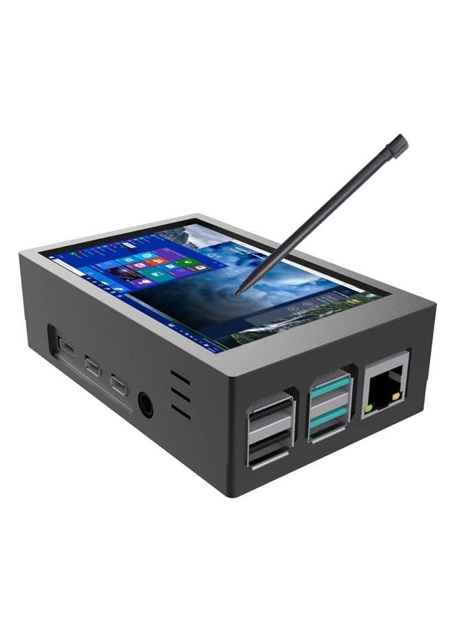 CUQI for Raspberry Pi 4 TFT 3.5 inch Touch Screen with Case, Mini Cooling Fan and Heatsink, 480x320 Resolution 60fps Monitor LCD Display - Image 1