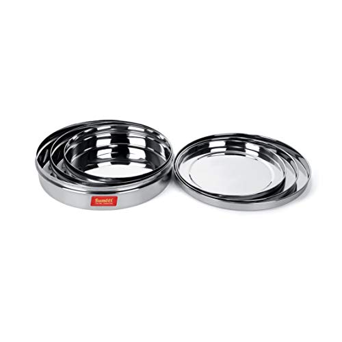 Sumeet Stainless Steel Containers Set - 700Ml,900Ml,1200Ml, 3 Pieces, Silver - Image 5