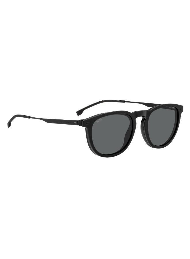 BOSS Men's UV Protection Sunglasses Boss 1640/Cs Black 43.9 - Lens Size: 51 Mm - Image 2