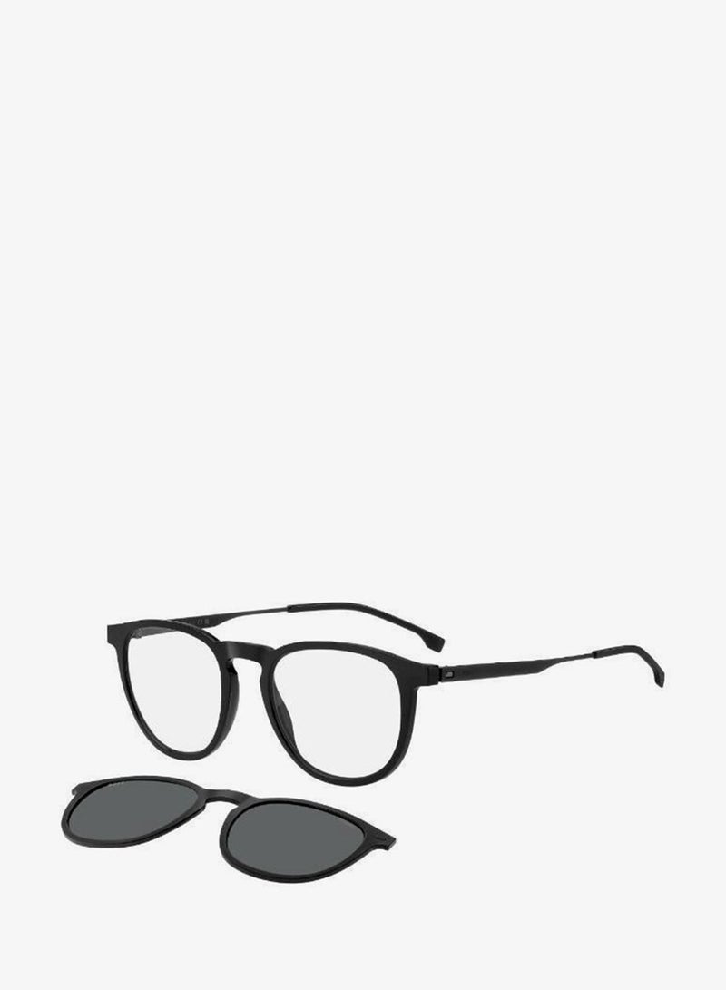 BOSS Men's UV Protection Sunglasses Boss 1640/Cs Black 43.9 - Lens Size: 51 Mm - Image 1