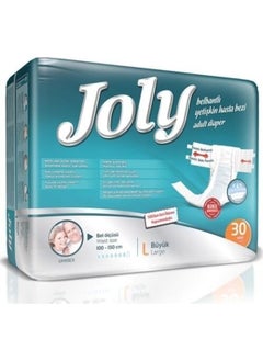 JOLY Adult Patient Diaper with Waistband L 30 Pcs 