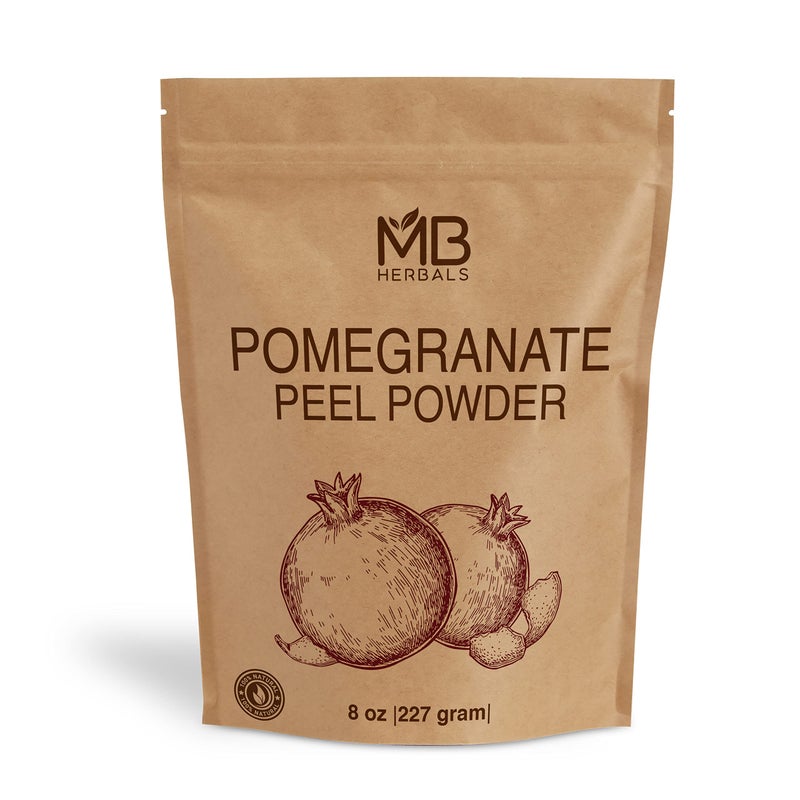 MB Herbals Pomegranate Peel Powder 8 oz  227 Gram  05 lb  For Face Packs  For External Use Only