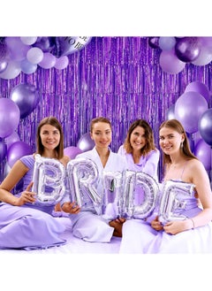 Generic 3.2ft x 6.6ft  Metallic Tinsel Foil Fringe Curtains Photo Booth Props for Birthday Wedding Engagement Bridal Shower Baby Shower Bachelorette Holiday Celebration Party Decorations  - Image 4