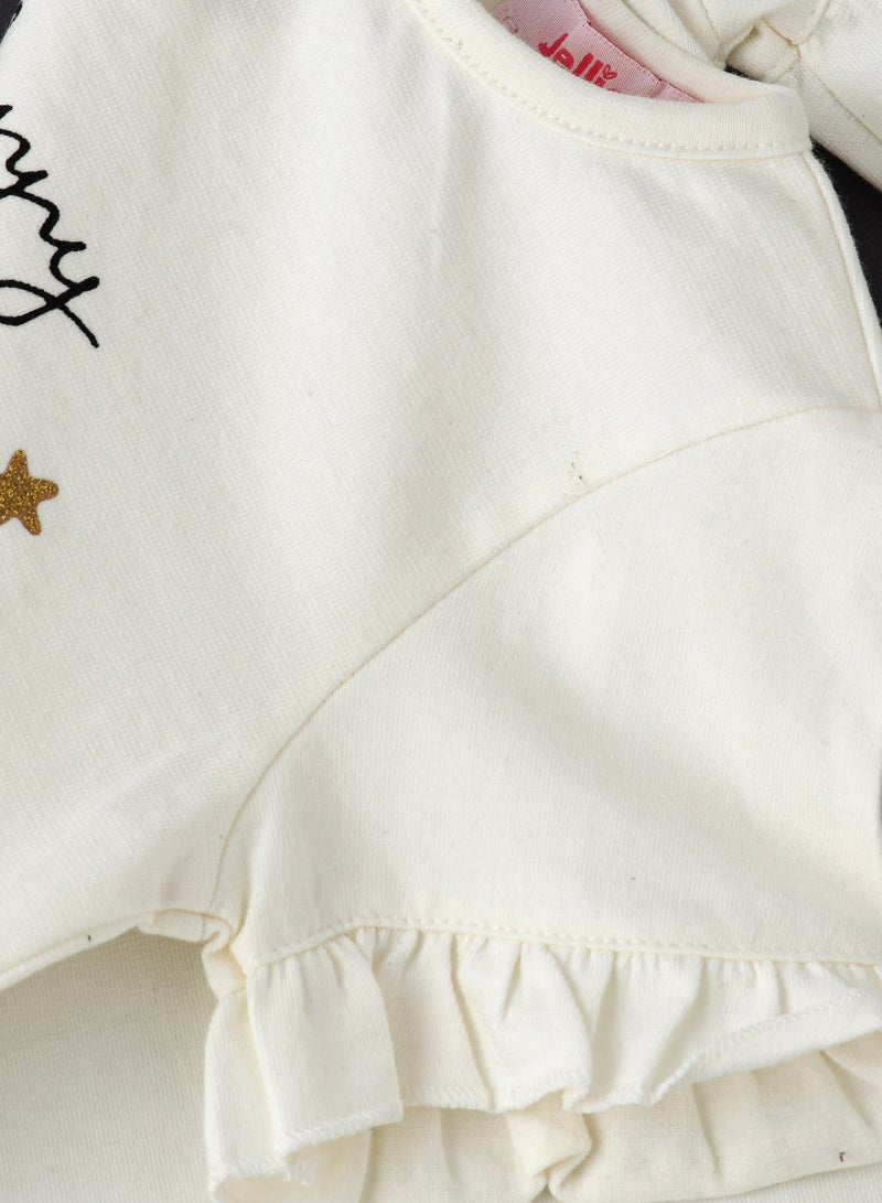 Jelliene Knit t-shirt with print - Image 4