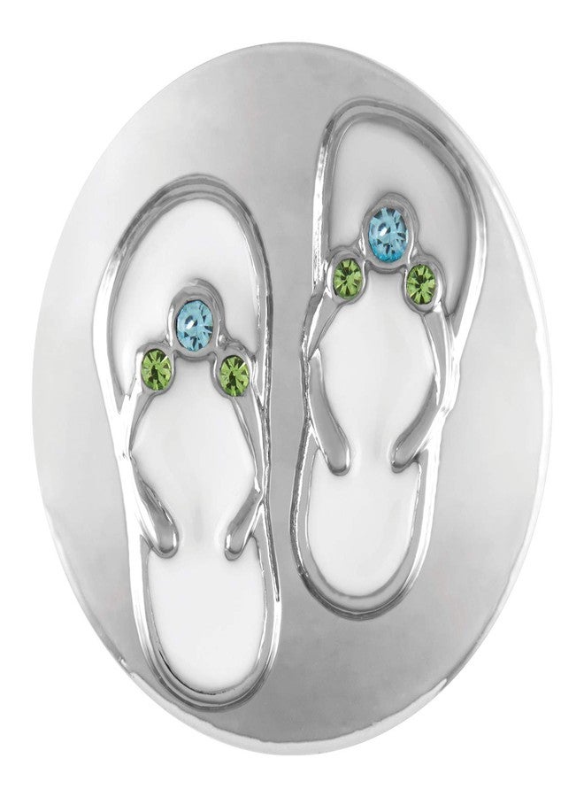 Ginger Snaps Flip Flops SN21-28 (Standard Size) Interchangeable Jewelry - Image 1