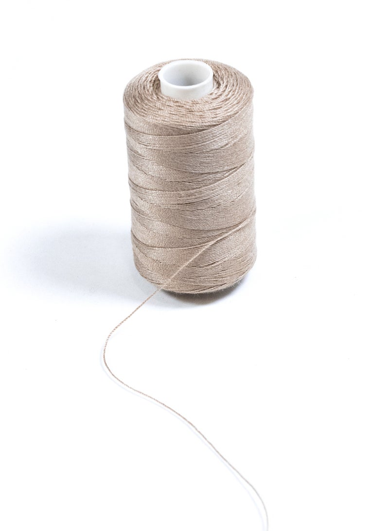 3 Rolls Jeans Sewing Threads – Durable Denim Stitching for DIY Projects (Yellowish Orange, Navy Blue, Light Beige) – 300 Yards Each - Image 4