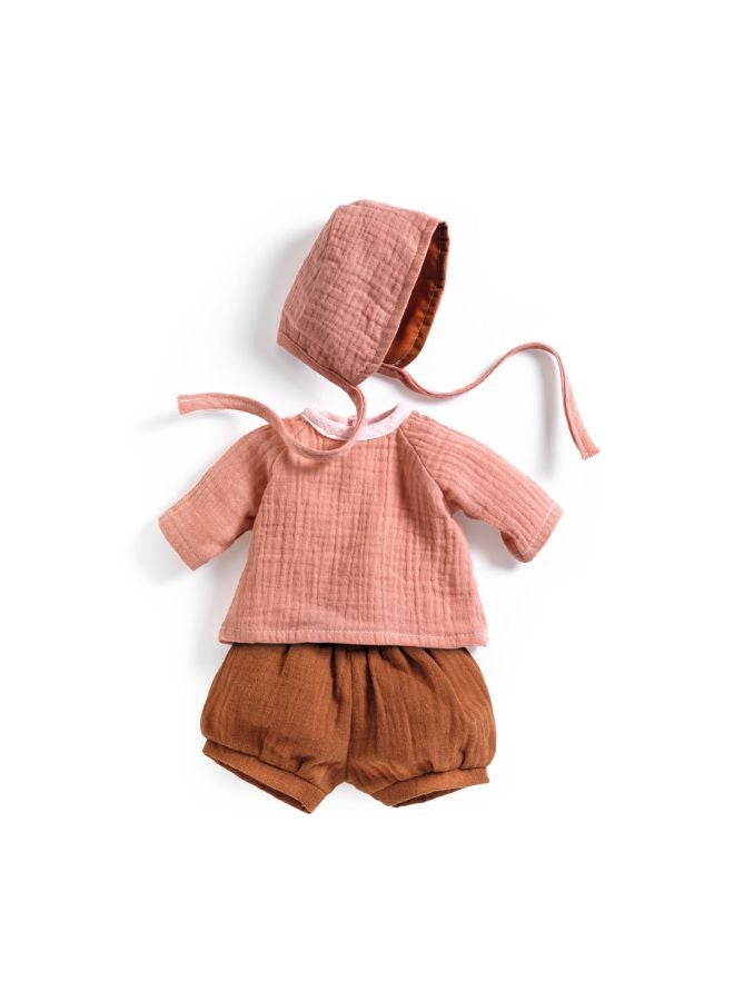DJECO Pomea Doll Peach Outfit - Image 1