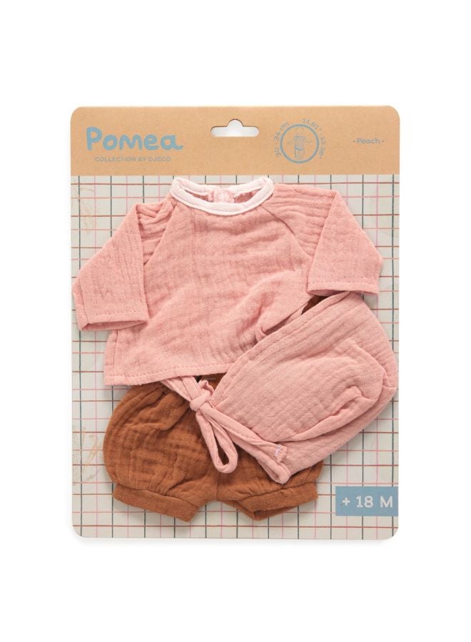 DJECO Pomea Doll Peach Outfit - Image 3