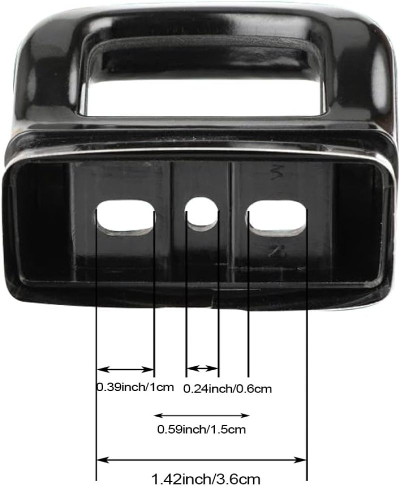 Black Metal Pressure Cooker Side Handles - Durable Construction, Ergonomic Grip, 6.7 X 6.7 X 2 Cm, 1 Or 2 Hole Compatible for Modern Kitchen Appliances - Image 3