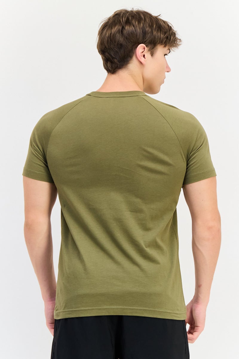 PUMA Men Sportswear Fit Short Sleeve Outdoor T-Shirt, Olive - Image 4