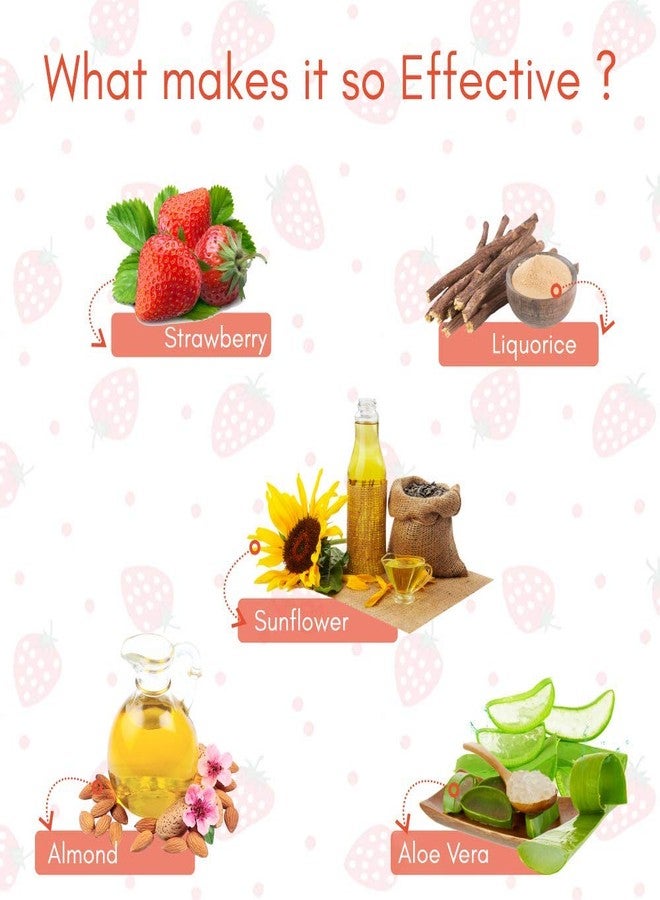 Orgello herbal Strawberry Scrub 60g - Pack of 3 - for men women girls boys normal oily dry skin sls paraben mineral oil free - Image 3