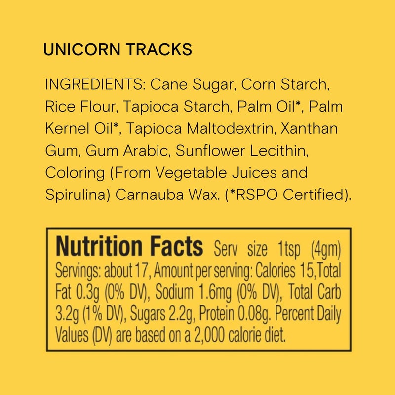 Supernatural Unicorn Tracks Natural Confetti Sprinkles, Heart & Star Shapes, Organic Dye Free, Soy Free, Gluten Free, Vegan, 3oz - Image 5