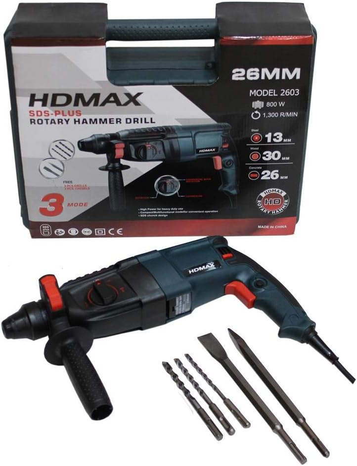 HDMAX Hetti 26Mm 800W Drill With Bag - Image 1
