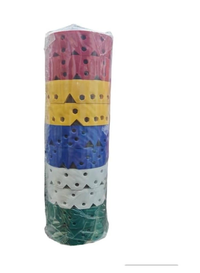 Generic Set Of 10 Henna Tape For Making Different Designs Multicolor  - Image 2