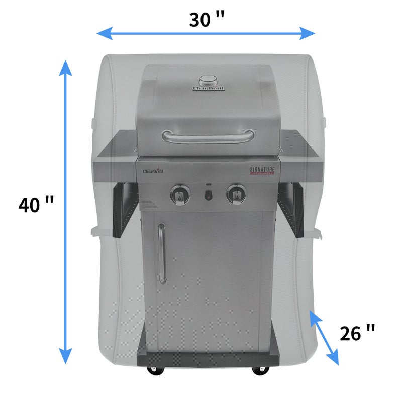 NEXCOVER Heavy Duty BBQ Grill Cover - 30 Inch, Waterproof, Fade Resistant, Rip Resistant for Weber, Brinkmann, Char Broil, Holland, Jenn Air - Image 2