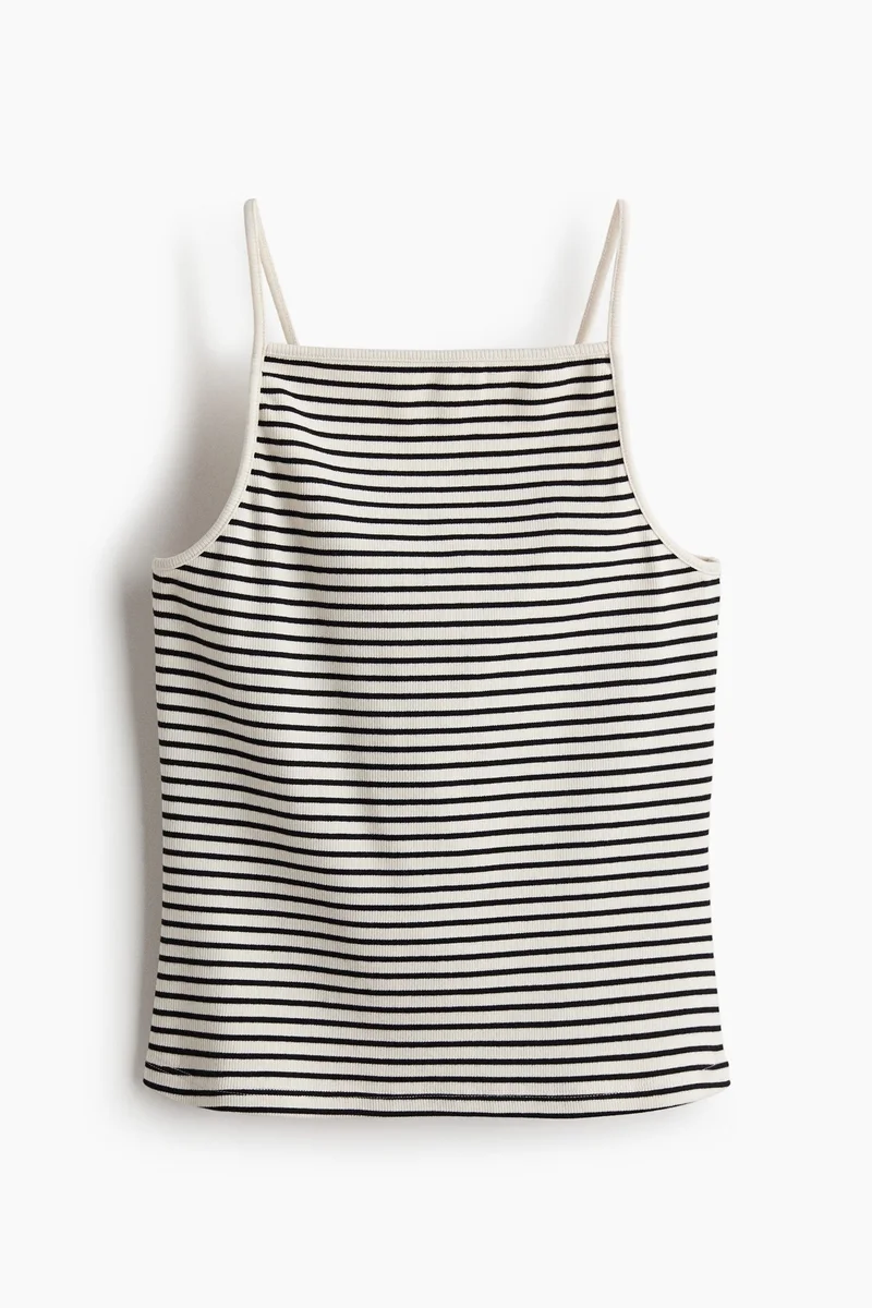 H&M Ribbed strappy top
