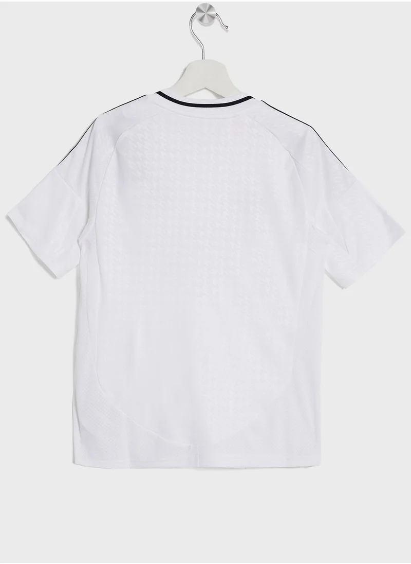 Adidas Youth Real Madrid 24/25 Stadium Home Jersey