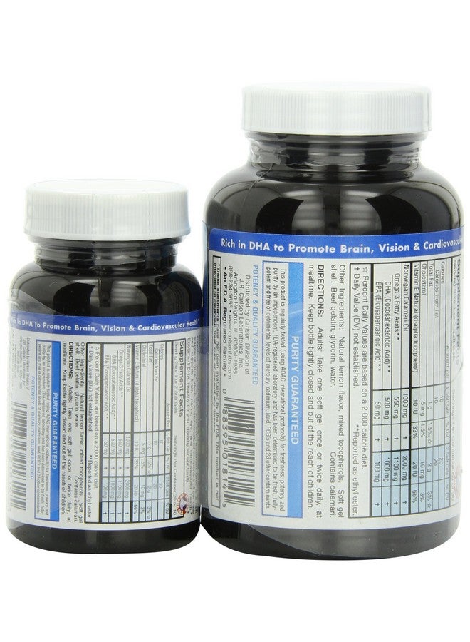 Carlson Labs Ecosmart DHA 500 Mg Mineral Supplement Softgels, 80 Count - Image 3