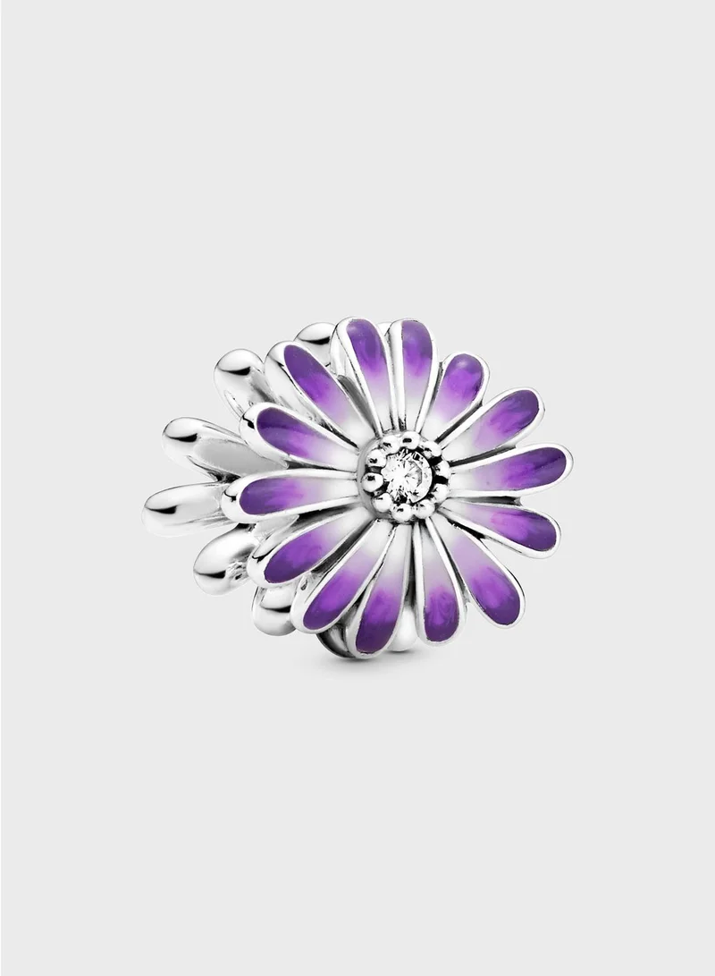 PANDORA Purple Daisy Charm
