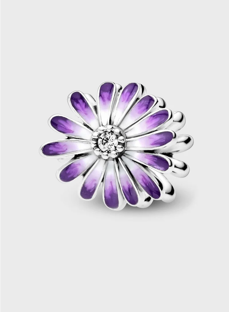 PANDORA Purple Daisy Charm