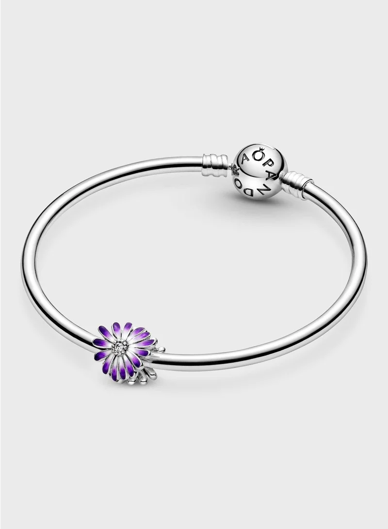 PANDORA Purple Daisy Charm