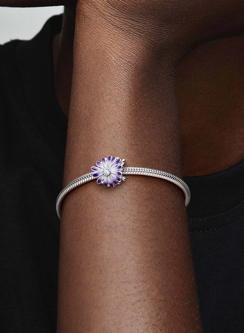 PANDORA Purple Daisy Charm