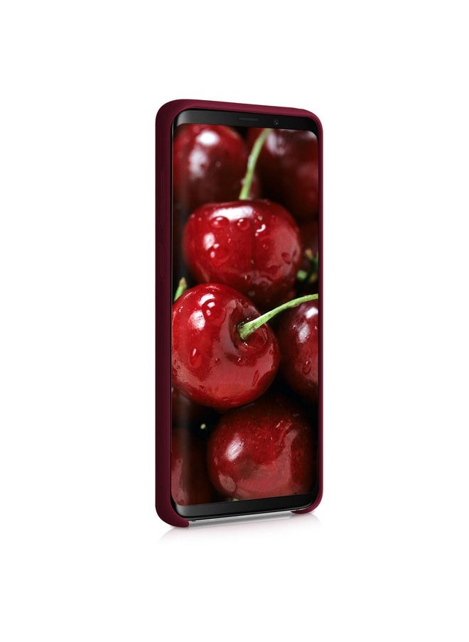 kwmobile kwmobile Case Compatible with Samsung Galaxy S9 Plus Case - TPU Silicone Phone Cover with Soft Finish - Rhubarb Red  - Image 2