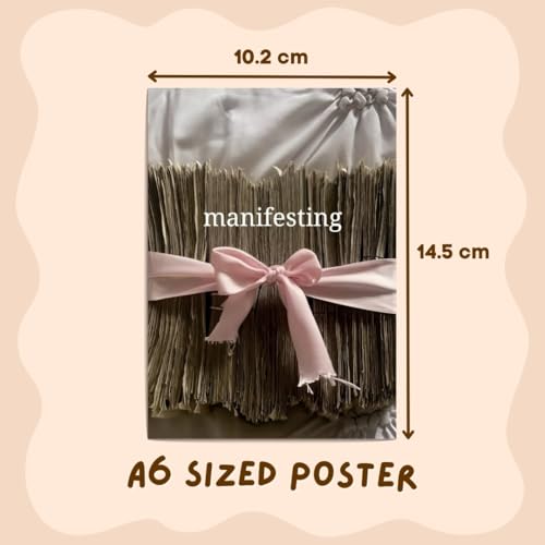 auraposter Manifestation Poster | Vision Board 2026 Supplies (Set of 40) Vision Board for Manifestation Aesthetic | Life Goals Quotes Mini Posters (15 x 10 cm) Manifest Dream Life for Wall, Bedroom, Hostel - Image 5