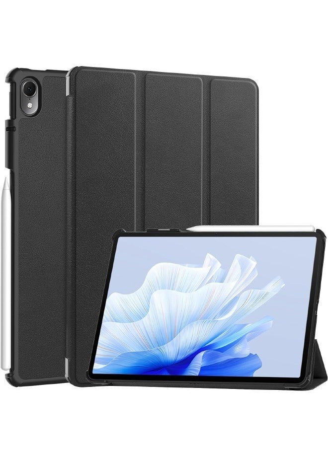 Generic - Huawei Matepad Air 11.5 inch Case, Tri-Fold Smart Tablet Case, Multi- Viewing Angles Stand Hard Shell Folio Case Cover with Auto Wake Sleep for Huawei Matepad Air 11.5 inch (2023), Black - Image 1