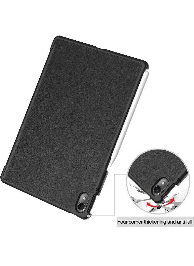 Generic - Huawei Matepad Air 11.5 inch Case, Tri-Fold Smart Tablet Case, Multi- Viewing Angles Stand Hard Shell Folio Case Cover with Auto Wake Sleep for Huawei Matepad Air 11.5 inch (2023), Black - Image 1