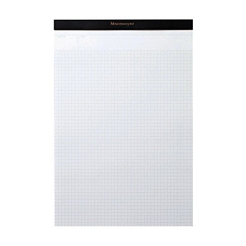 Maruman MNEMOSYNE Notepad 11.7 x 8.27 Inches (A4), 5mm-squared, 70 Sheets (N187A) - Image 4