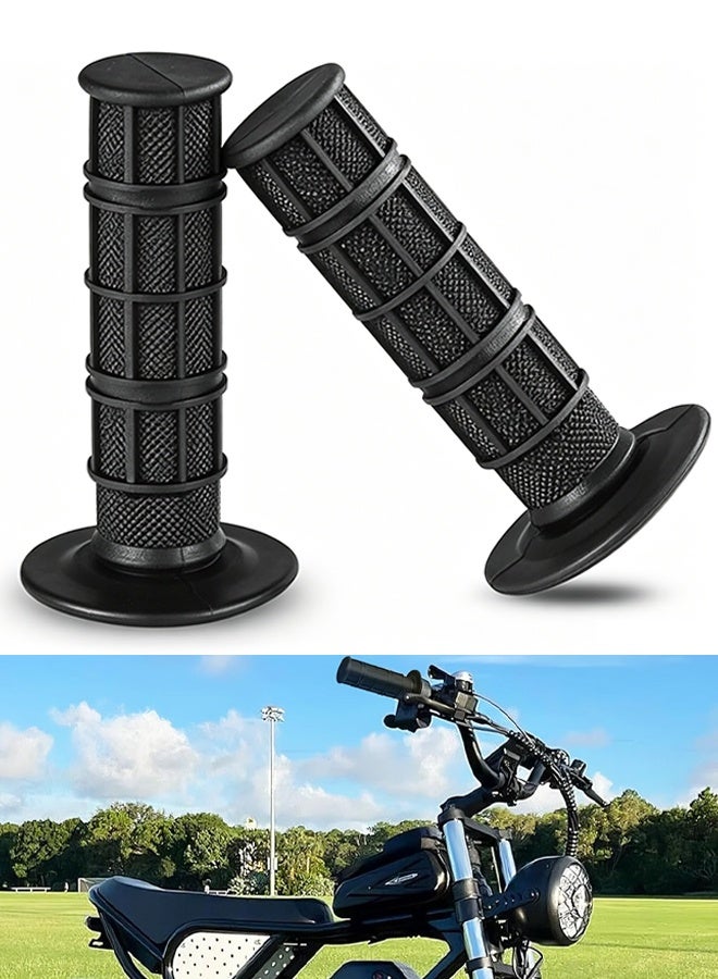 2PCS 22mm Rubber Handlebar Grips For Ridstar Q20 Scooter - Image 1