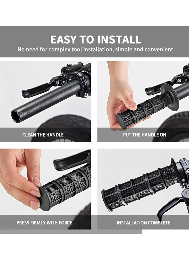 2PCS 22mm Rubber Handlebar Grips For Ridstar Q20 Scooter - Image 4