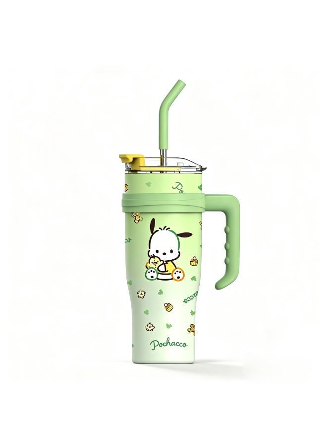Sanrio 40oz Stainless Steel Insulated Tumbler with Straw & Leakproof Sealed Lid, 24 Hours Cold RetentionSanrio - Image 1