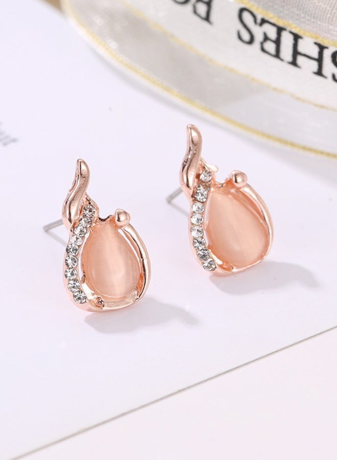 DUNISO 2PCS Jewelry Set with Necklace and Ring Choker Necklace Drop Choker Chain Pendant Necklace Simple Necklace Chain Jewelry for Women Teen Girls - Image 5