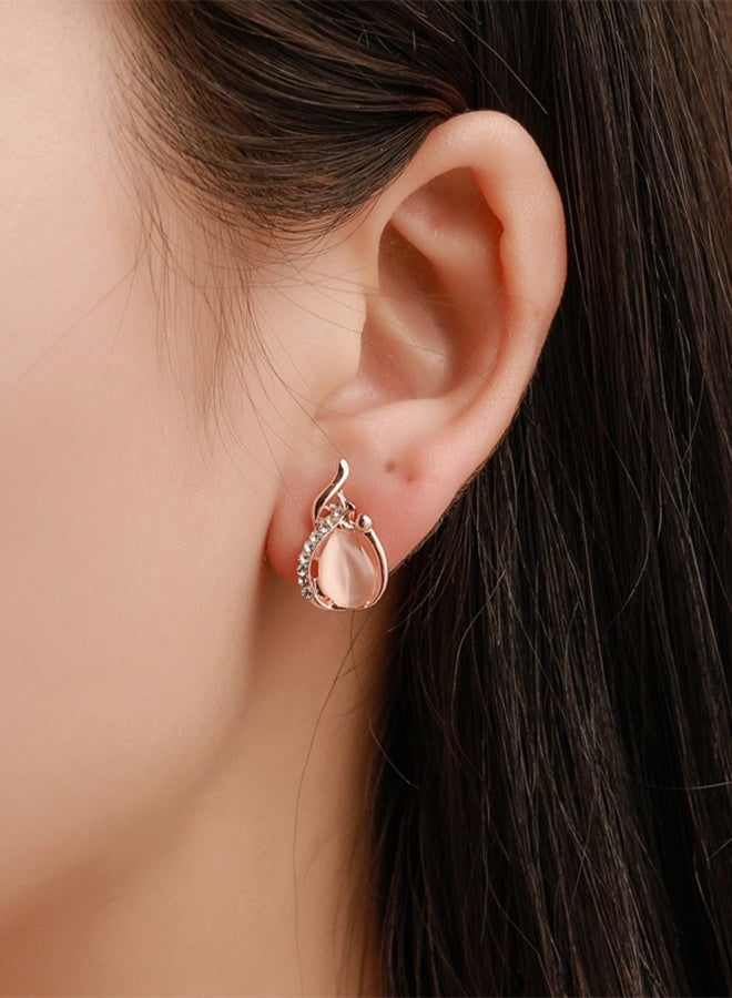 DUNISO 2PCS Jewelry Set with Necklace and Ring Choker Necklace Drop Choker Chain Pendant Necklace Simple Necklace Chain Jewelry for Women Teen Girls - Image 2