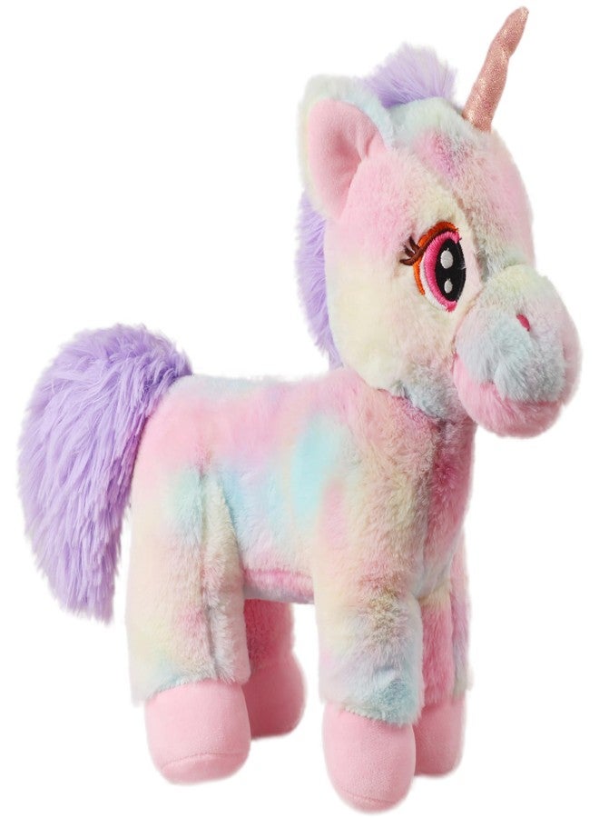 Softdreams Soft Plush Toy for Kids - Unicorn Soft Toy | Awesome Gift for Girls/Kids | Floppy and Glittery with Sparkling Horn | Soft Stuffed Plush Animal |- 32cm - Image 1