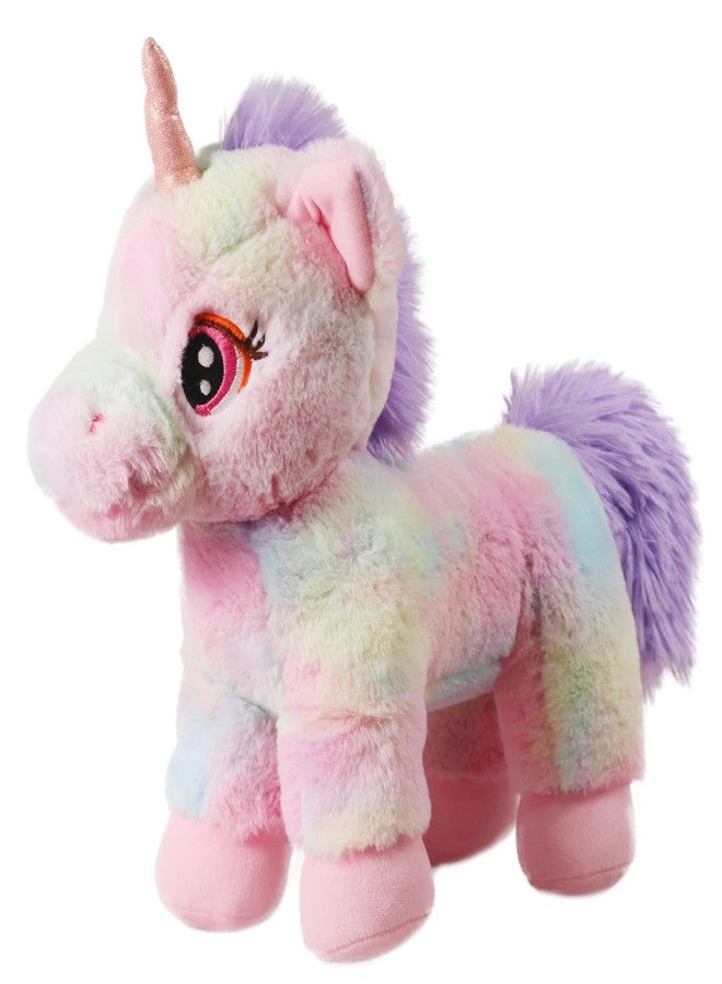 Softdreams Soft Plush Toy for Kids - Unicorn Soft Toy | Awesome Gift for Girls/Kids | Floppy and Glittery with Sparkling Horn | Soft Stuffed Plush Animal |- 32cm - Image 3