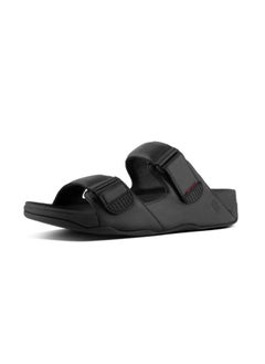 FitFlop 049-158 Fitflop Mens Sandals GOGH MOC SLIDE L05-001 Black  - Image 3