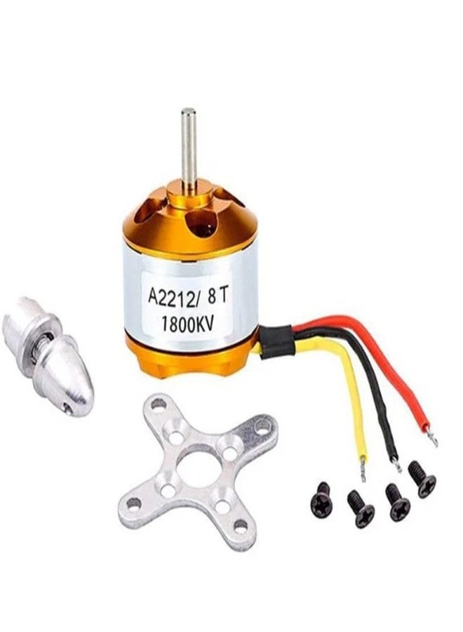 روبوكريز محرك روبوكريز A2212/8T BLDC بدون فرش 1800KV للطائرات بدون طيار أو الطائرات الرباعية أو الطائرات متعددة المراوح - Image 1