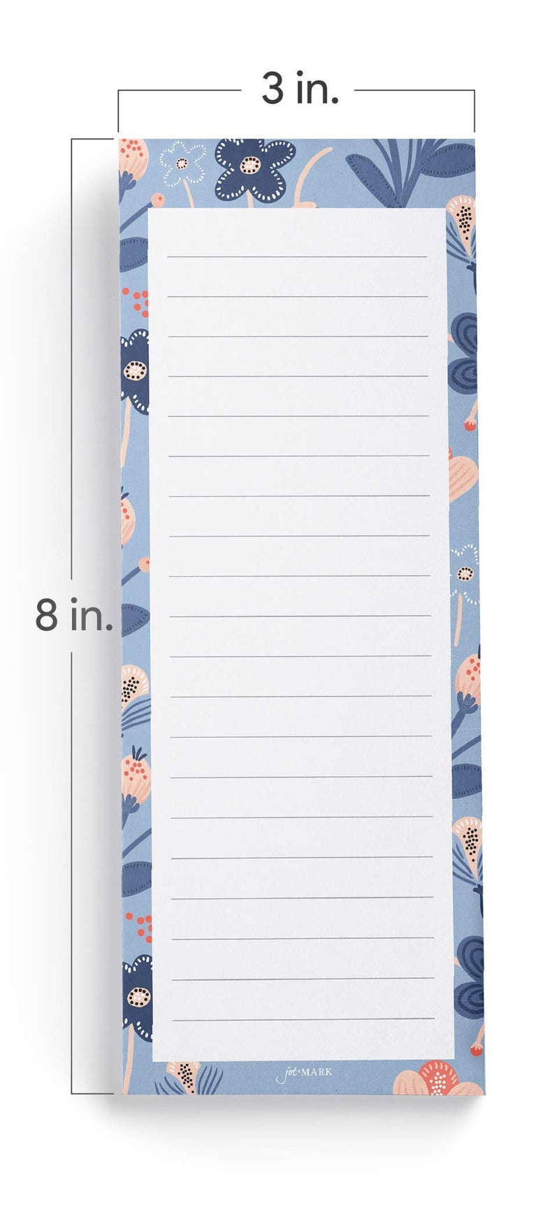 Jot  Mark Jot & Mark Shopping List Pads Floral Print | Elegant Notepads for Groceries and To-Do Lists (Set of 3) - Image 2
