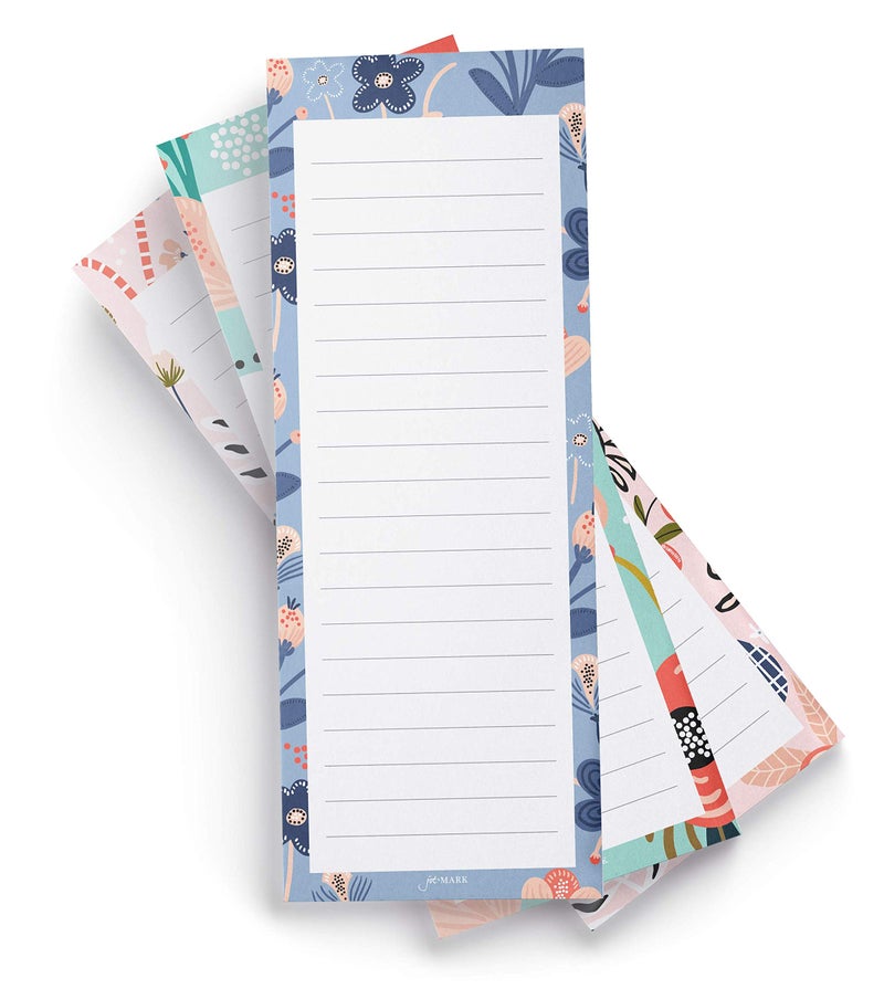 Jot  Mark Jot & Mark Shopping List Pads Floral Print | Elegant Notepads for Groceries and To-Do Lists (Set of 3) - Image 5