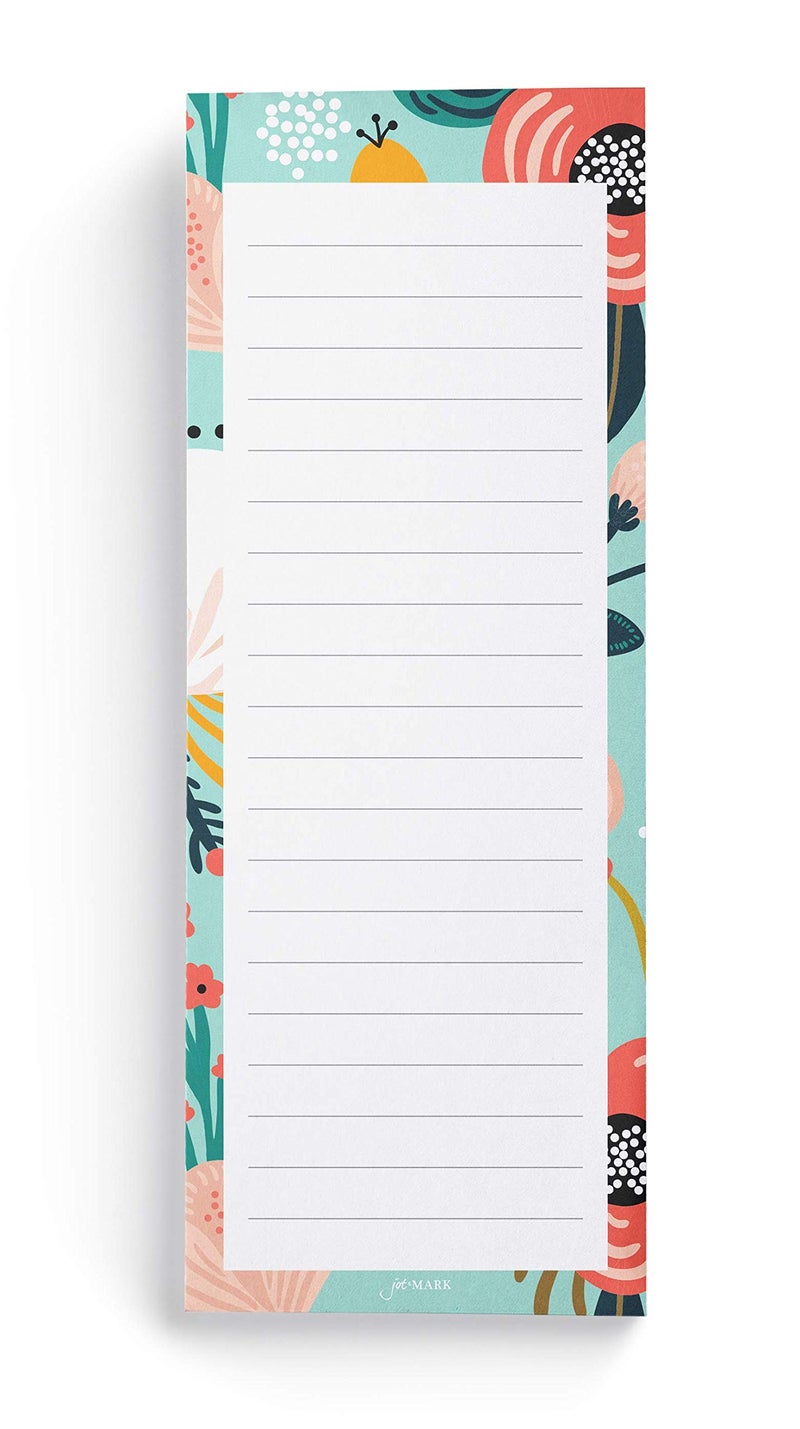 Jot  Mark Jot & Mark Shopping List Pads Floral Print | Elegant Notepads for Groceries and To-Do Lists (Set of 3) - Image 3