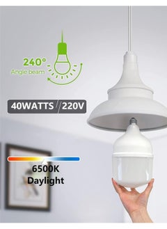 HUA QIANG WANG LED Light Bulb Cool White Energy Saving E27 LED Lamps Indoor Outdoor Home Lighting (38W/50W/60W) Waterproof High Brightness Light Bulb  - Image 5