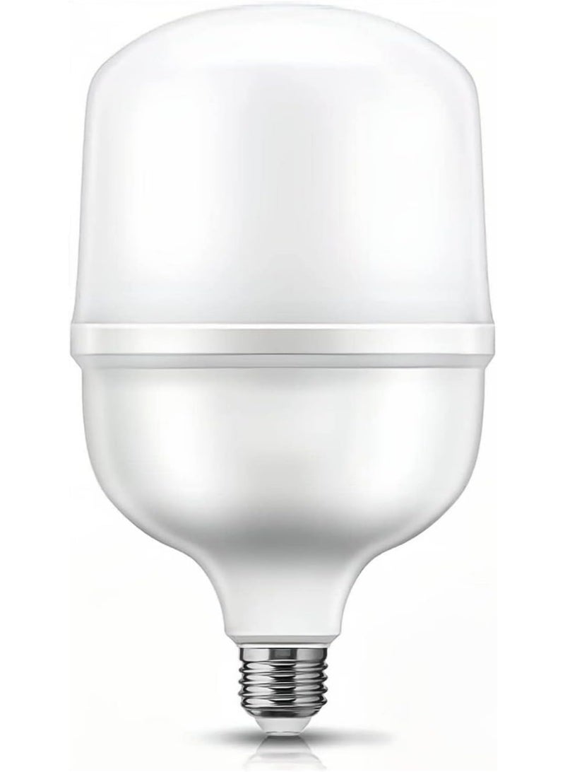 HUAQIANG 40W/50W/60W Large Size E27 LED Bulb, Cool White 6500K, High Brightness for Garage & Storage Room, Non-Dimmable, NOT for Small Lamps - Image 1