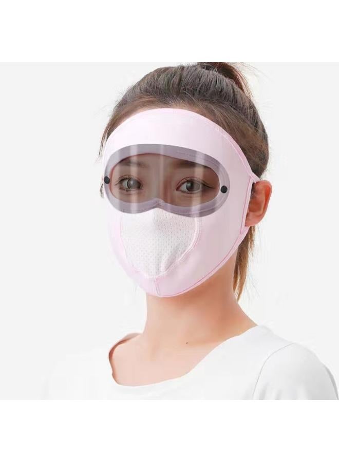 Generic Double Lens Adjustable Eye Protection Sunscreen Mask Full Face Cover - Image 1